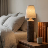 solid wood fabric floor lamp