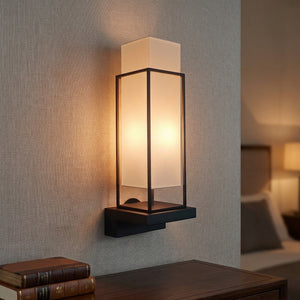 metal fabric wall lamp