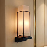 metal fabric wall lamp