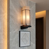 metal fabric wall lamp