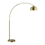 Brushed barass fishing floor lamp
