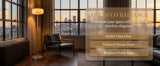2 layer glass floor lamp