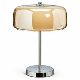 2 layer glass table lamp