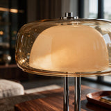 2 layer glass table lamp