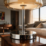 2 layer glass table lamp